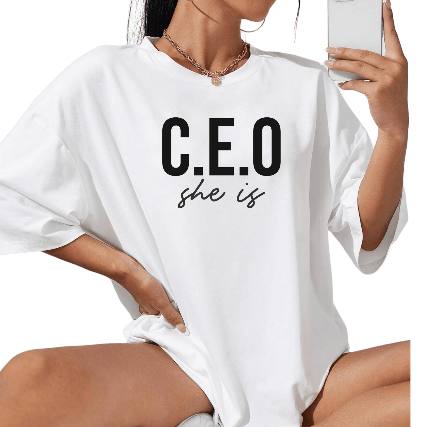 CEO Womens Short Sleeve T-Shirt - Creations4thePeople